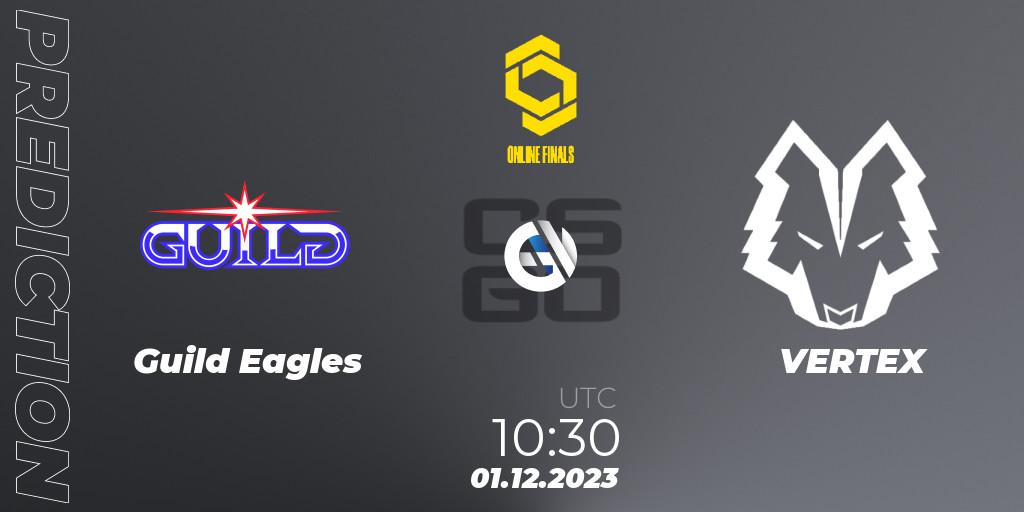 Guild Eagles - VERTEX: Maç tahminleri. 01.12.23, CS2 (CS:GO), CCT Online Finals #5