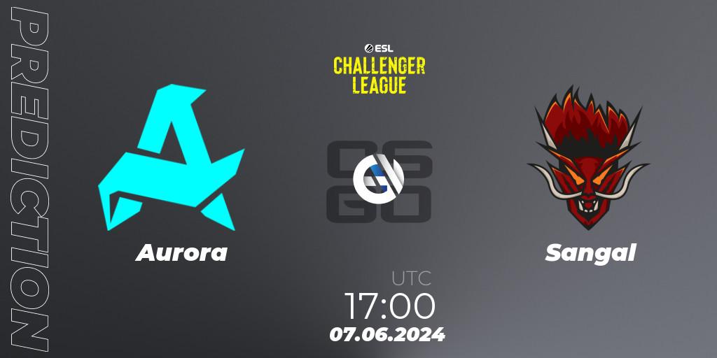 Aurora - Sangal: Maç tahminleri. 07.06.2024 at 17:30, Counter-Strike (CS2), ESL Challenger League Season 47: Europe