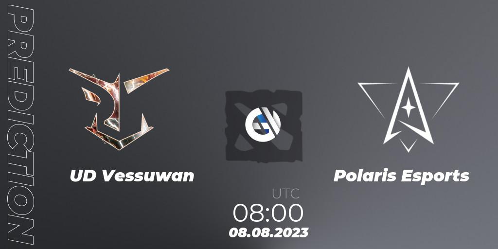 UD Vessuwan - Polaris Esports: Maç tahminleri. 13.08.2023 at 08:00, Dota 2, LingNeng Trendy Invitational