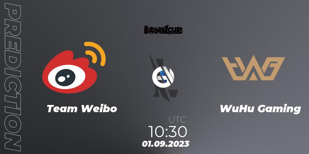 Team Weibo - WuHu Gaming: Maç tahminleri. 01.09.2023 at 10:30, Wild Rift, Ionia Cup 2023 - WRL CN Qualifiers