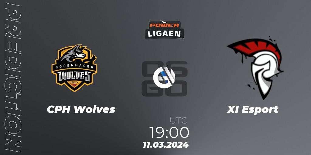 CPH Wolves - XI Esport: Maç tahminleri. 11.03.2024 at 19:00, Counter-Strike (CS2), Dust2.dk Ligaen Season 25
