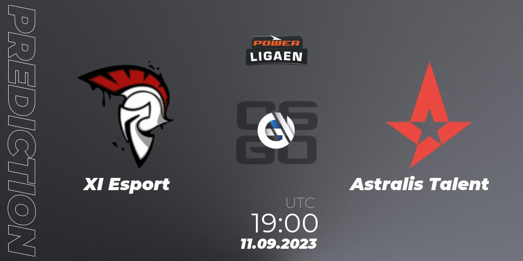 XI Esport - Astralis Talent: Maç tahminleri. 11.09.2023 at 19:00, Counter-Strike (CS2), POWER Ligaen Season 24 Finals