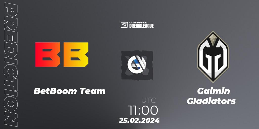 BetBoom Team - Gaimin Gladiators: Maç tahminleri. 25.02.24, Dota 2, DreamLeague Season 22