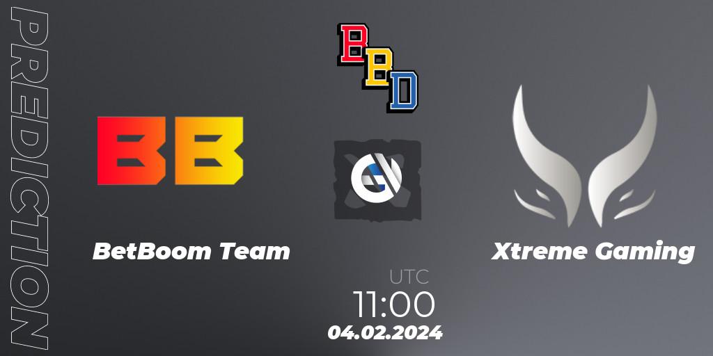 BetBoom Team - Xtreme Gaming: Maç tahminleri. 04.02.2024 at 09:28, Dota 2, BetBoom Dacha Dubai 2024