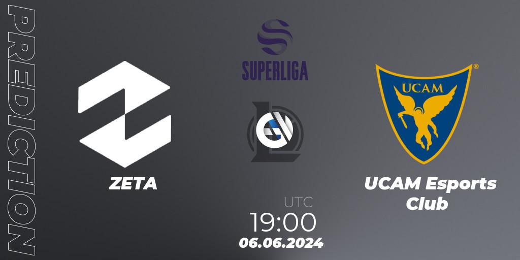 ZETA - UCAM Esports Club: Maç tahminleri. 06.06.2024 at 19:00, LoL, LVP Superliga Summer 2024