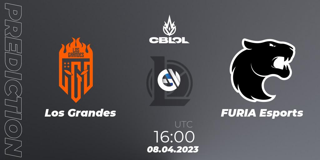 Los Grandes - FURIA Esports: Maç tahminleri. 08.04.2023 at 16:00, LoL, CBLOL Split 1 2023 - Playoffs