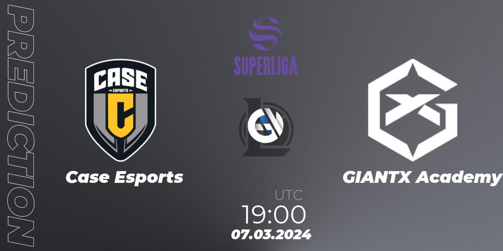Case Esports - GIANTX Academy: Maç tahminleri. 07.03.24, LoL, Superliga Spring 2024 - Group Stage