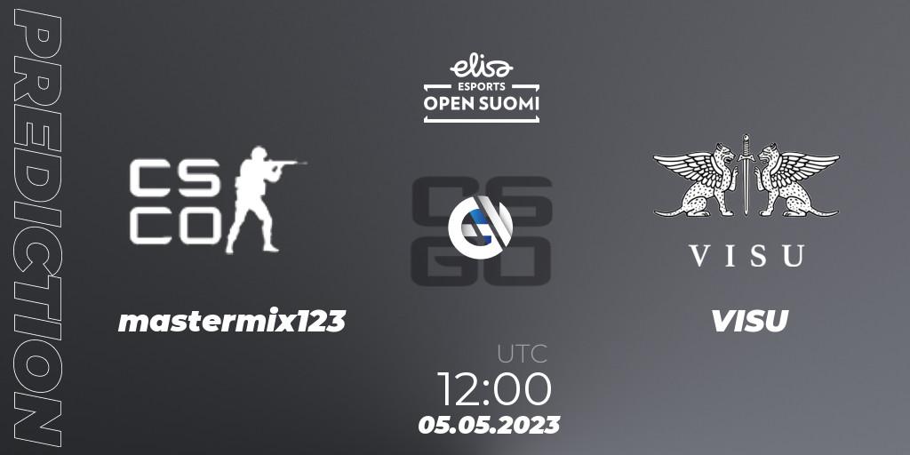 mastermix123 - VISU: Maç tahminleri. 05.05.2023 at 13:00, Counter-Strike (CS2), Elisa Open Suomi Season 5