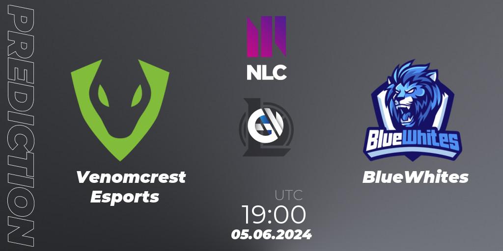 Venomcrest Esports - BlueWhites: Maç tahminleri. 02.07.2024 at 16:00, LoL, NLC 1st Division Summer 2024