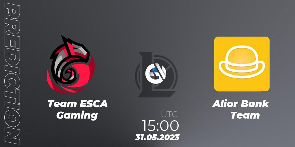 Team ESCA Gaming - Alior Bank Team: Maç tahminleri. 30.05.23, LoL, Ultraliga Season 10 2023 Regular Season