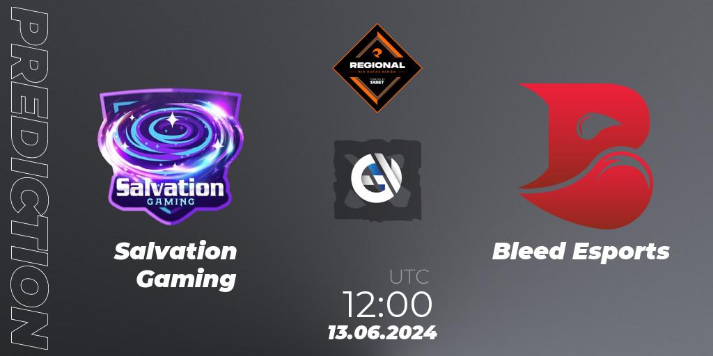 Salvation Gaming - Bleed Esports: Maç tahminleri. 13.06.2024 at 12:00, Dota 2, RES Regional Series: SEA #3