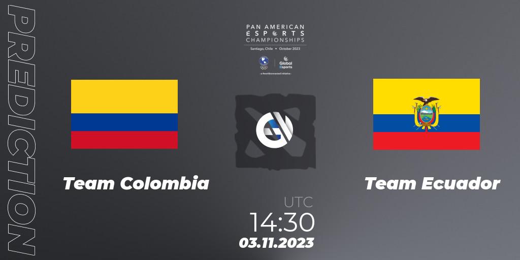Team Colombia - Team Ecuador: Maç tahminleri. 03.11.2023 at 14:30, Dota 2, Pan American Esports Championships 2023: Open