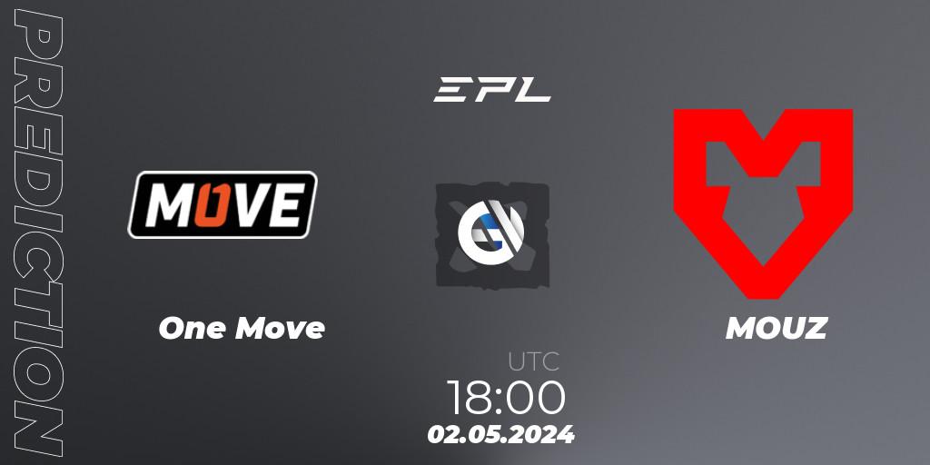 One Move - MOUZ: Maç tahminleri. 02.05.2024 at 18:15, Dota 2, European Pro League Season 18