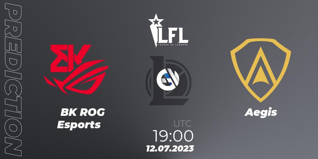 BK ROG Esports - Aegis: Maç tahminleri. 12.07.2023 at 19:00, LoL, LFL Summer 2023 - Group Stage