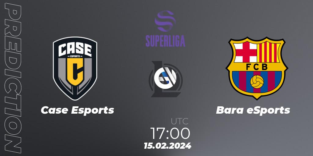 Case Esports - Barça eSports: Maç tahminleri. 15.02.2024 at 17:00, LoL, Superliga Spring 2024 - Group Stage