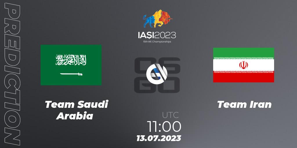 Team Saudi Arabia - Team Iran: Maç tahminleri. 13.07.2023 at 11:00, Counter-Strike (CS2), IESF Asian Championship 2023