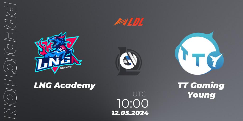 LNG Academy - TT Gaming Young: Maç tahminleri. 12.05.2024 at 10:00, LoL, LDL 2024 - Stage 2