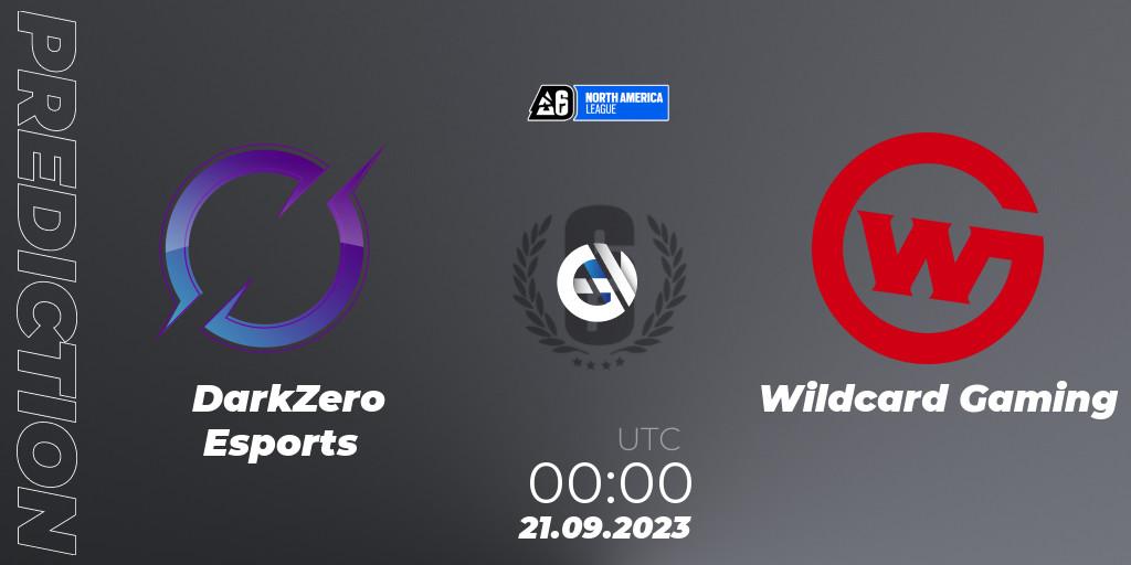 DarkZero Esports - Wildcard Gaming: Maç tahminleri. 21.09.2023 at 01:30, Rainbow Six, North America League 2023 - Stage 2