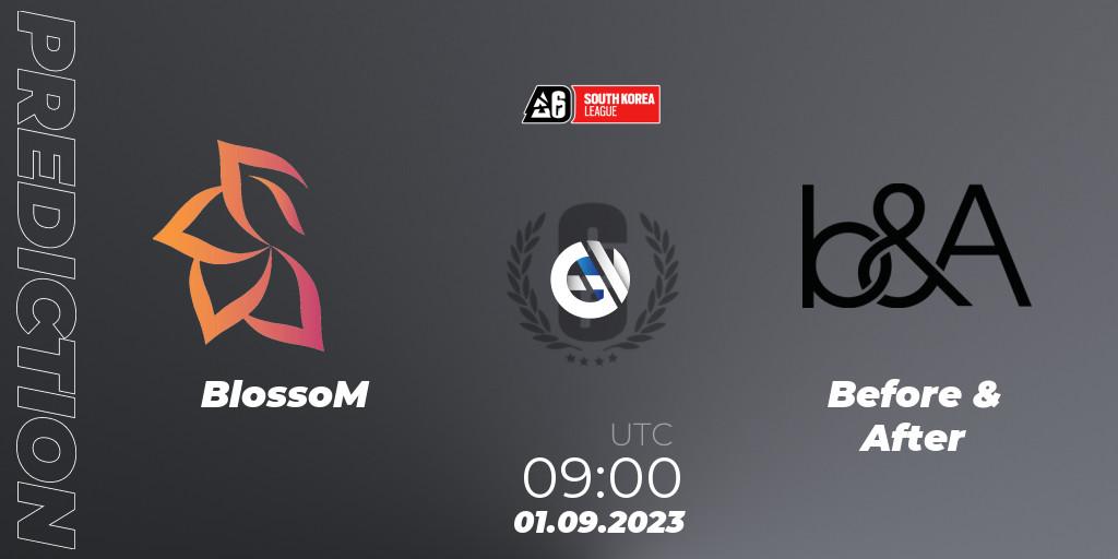BlossoM - Before & After: Maç tahminleri. 01.09.2023 at 09:00, Rainbow Six, South Korea League 2023 - Stage 2