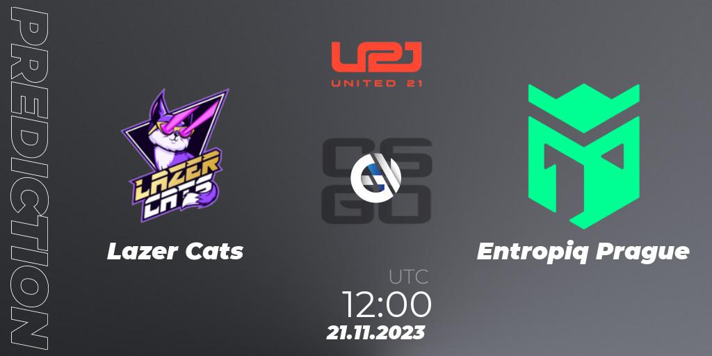 Lazer Cats - Entropiq Prague: Maç tahminleri. 21.11.2023 at 13:00, Counter-Strike (CS2), United21 Season 8
