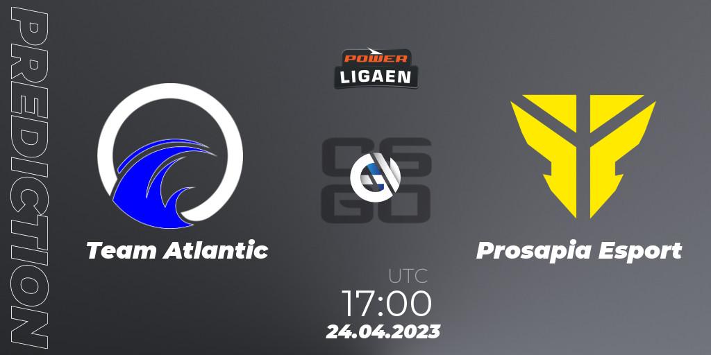 Team Atlantic - Prosapia Esport: Maç tahminleri. 24.04.2023 at 17:00, Counter-Strike (CS2), Dust2.dk Ligaen Season 23
