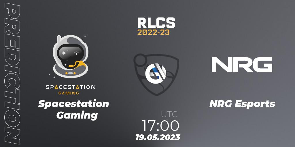 Spacestation Gaming - NRG Esports: Maç tahminleri. 19.05.2023 at 17:00, Rocket League, RLCS 2022-23 - Spring: North America Regional 2 - Spring Cup
