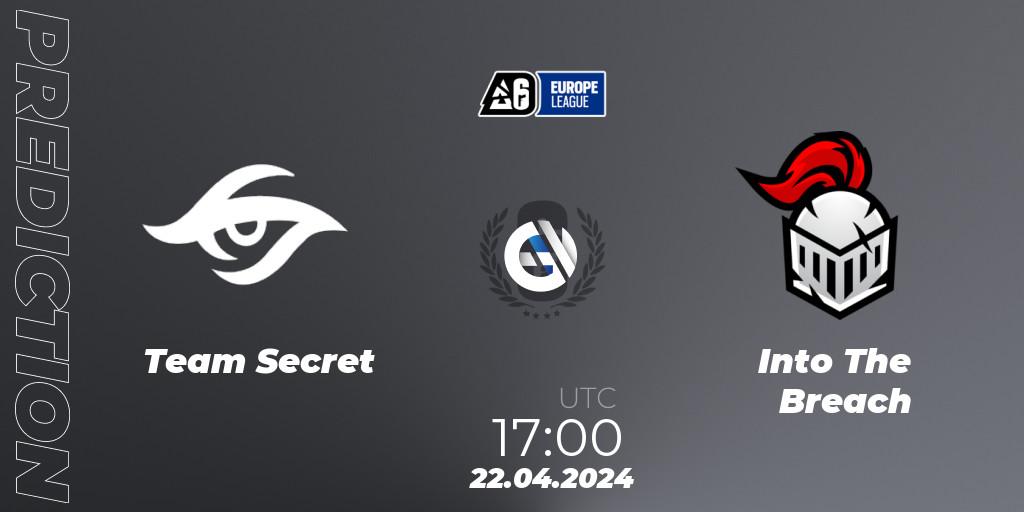 Team Secret - Into The Breach: Maç tahminleri. 22.04.24, Rainbow Six, Europe League 2024 - Stage 1