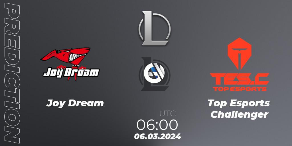 Joy Dream - Top Esports Challenger: Maç tahminleri. 06.03.24, LoL, LDL 2024 - Stage 1