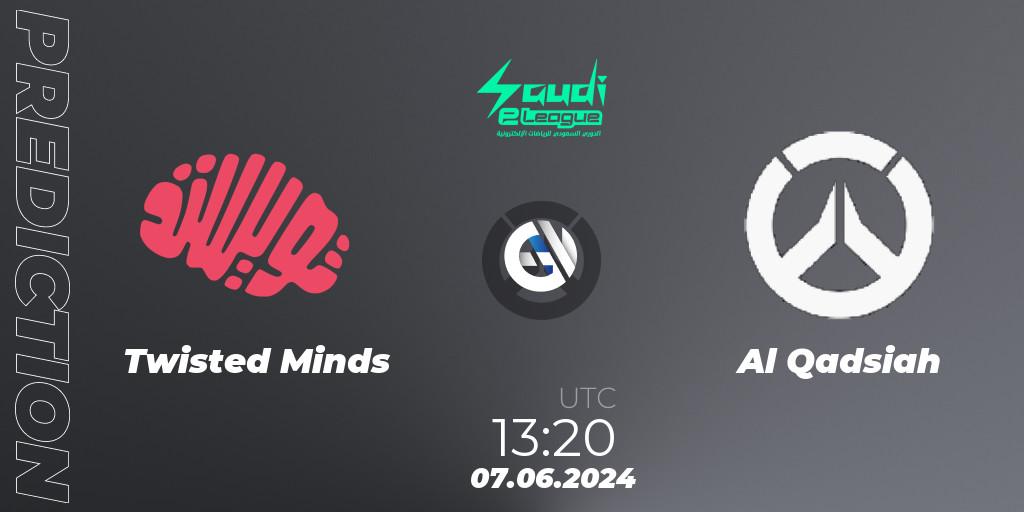Twisted Minds - Al Qadsiah: Maç tahminleri. 07.06.2024 at 13:20, Overwatch, Saudi eLeague 2024 - Major 2