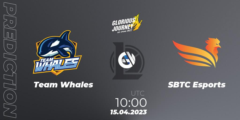 Team Whales - SBTC Esports: Maç tahminleri. 15.04.2023 at 10:10, LoL, VCS Spring 2023 - Playoffs
