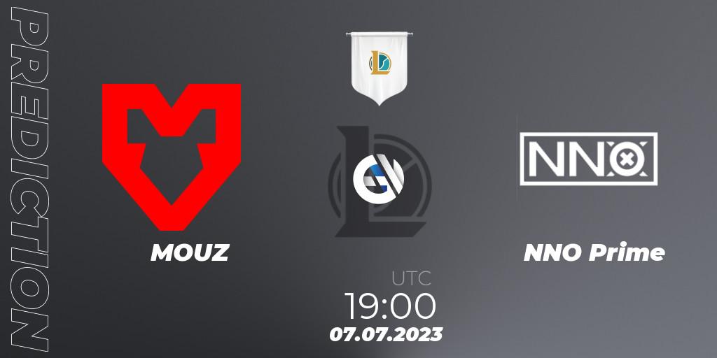 MOUZ - NNO Prime: Maç tahminleri. 07.07.2023 at 19:00, LoL, Prime League Summer 2023 - Group Stage