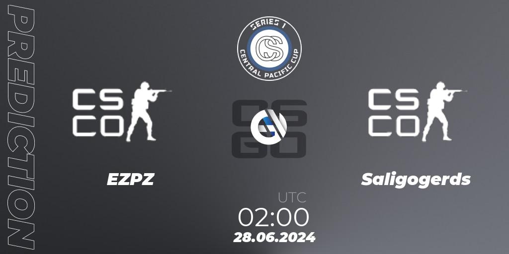 EZPZ - Saligogerds: Maç tahminleri. 28.06.2024 at 02:00, Counter-Strike (CS2), Central Pacific Cup: Series 1