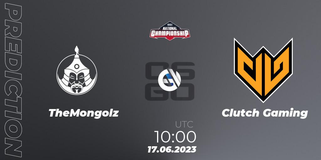 TheMongolz - Clutch Gaming: Maç tahminleri. 17.06.2023 at 10:00, Counter-Strike (CS2), ESN National Championship 2023