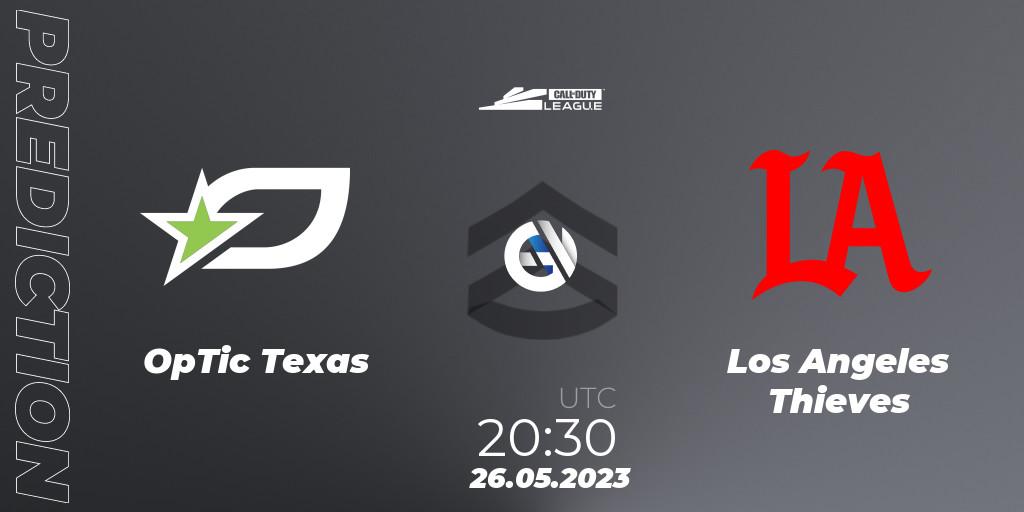 OpTic Texas - Los Angeles Thieves: Maç tahminleri. 26.05.2023 at 20:30, Call of Duty, Call of Duty League 2023: Stage 5 Major