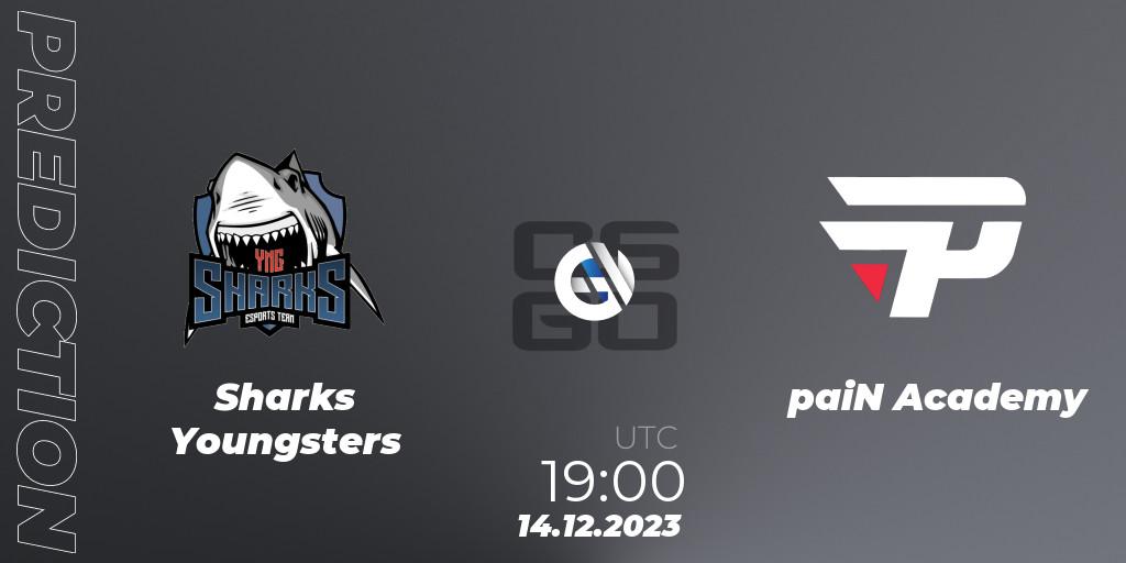 Sharks Youngsters - paiN Academy: Maç tahminleri. 14.12.2023 at 19:00, Counter-Strike (CS2), Gamers Club Liga Série A: December 2023