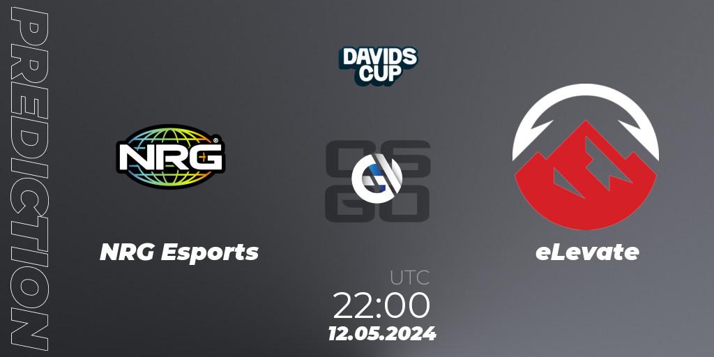 NRG Esports - eLevate: Maç tahminleri. 12.05.2024 at 22:00, Counter-Strike (CS2), David's Cup 2024