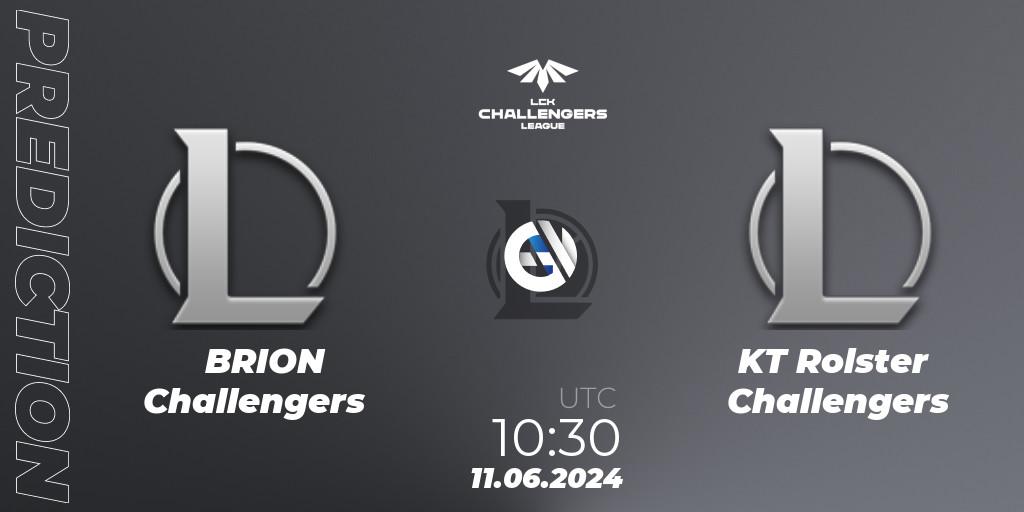 BRION Challengers - KT Rolster Challengers: Maç tahminleri. 11.06.2024 at 10:30, LoL, LCK Challengers League 2024 Summer - Group Stage