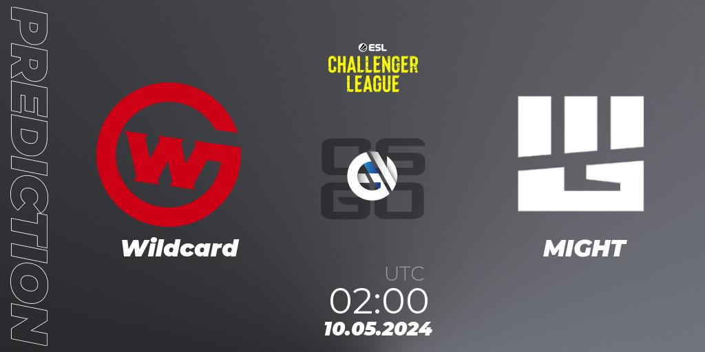 Wildcard - MIGHT: Maç tahminleri. 10.05.2024 at 01:00, Counter-Strike (CS2), ESL Challenger League Season 47: North America