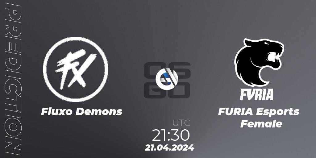 Fluxo Demons - FURIA Esports Female: Maç tahminleri. 21.04.2024 at 23:00, Counter-Strike (CS2), CBGE Copa Rio 2024