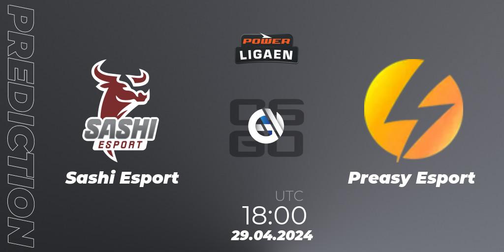 Sashi Esport - Preasy Esport: Maç tahminleri. 29.04.2024 at 18:00, Counter-Strike (CS2), Dust2.dk Ligaen Season 26