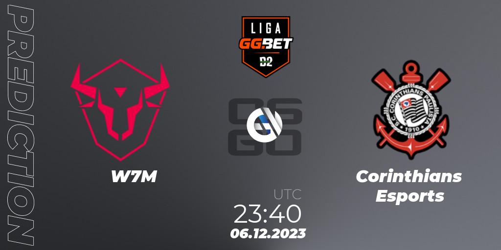 W7M - Corinthians Esports: Maç tahminleri. 07.12.2023 at 00:00, Counter-Strike (CS2), Dust2 Brasil Liga Season 2
