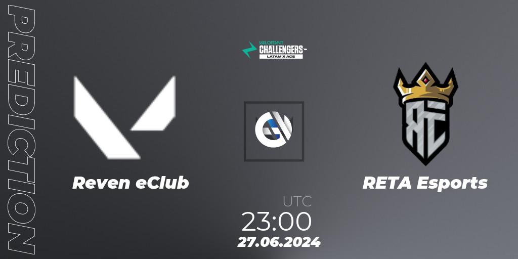 Reven eClub - RETA Esports: Maç tahminleri. 27.06.2024 at 23:00, VALORANT, VALORANT Challengers 2024 LAN: Split 2