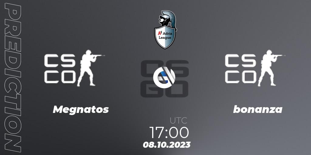 Megnatos - bonanza: Maç tahminleri. 08.10.2023 at 17:00, Counter-Strike (CS2), A1 Adria League Season 12