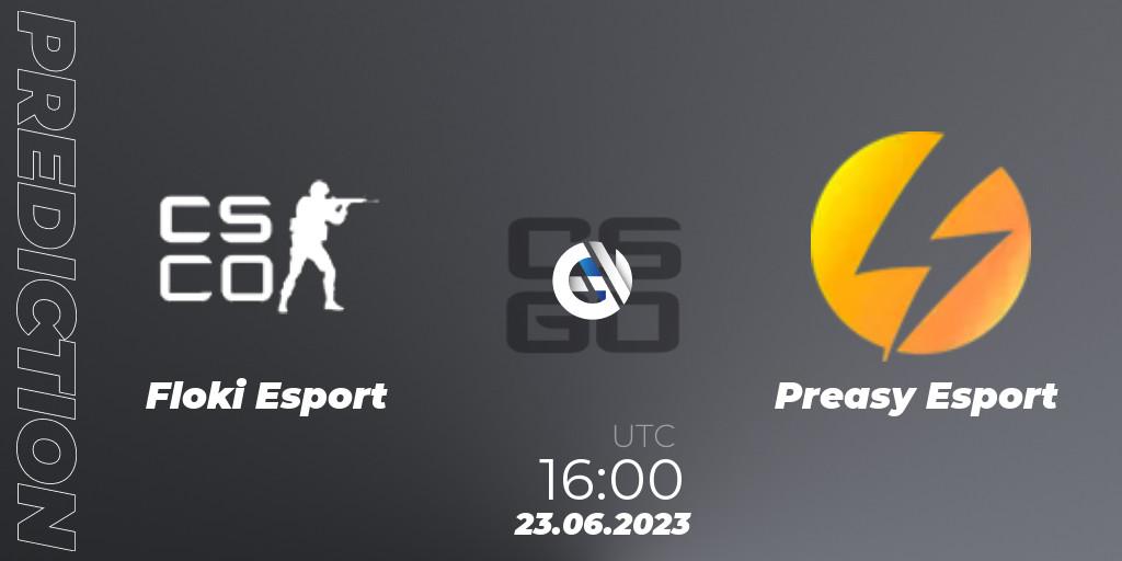 Floki Esport - Preasy Esport: Maç tahminleri. 23.06.2023 at 16:00, Counter-Strike (CS2), Preasy Summer Cup 2023