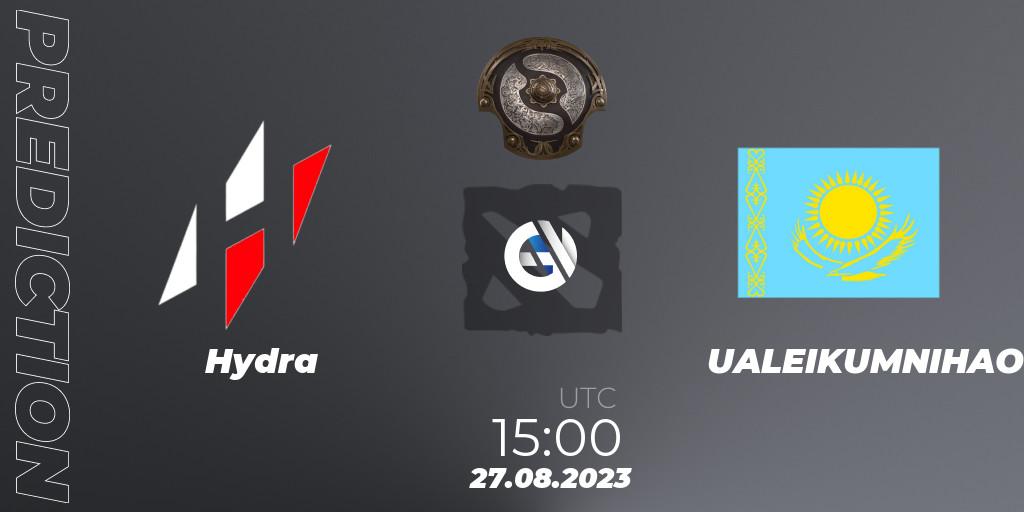 Hydra - UALEIKUMNIHAO: Maç tahminleri. 22.08.2023 at 14:45, Dota 2, The International 2023 - Eastern Europe Qualifier