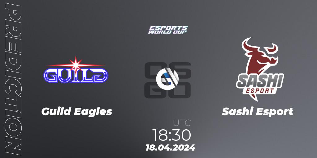 Guild Eagles - Sashi Esport: Maç tahminleri. 18.04.2024 at 18:30, Counter-Strike (CS2), Esports World Cup 2024: European Open Qualifier