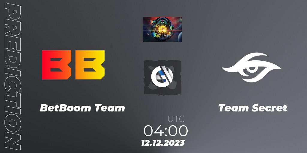 BetBoom Team - Team Secret: Maç tahminleri. 12.12.2023 at 04:00, Dota 2, ESL One - Kuala Lumpur 2023