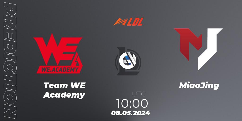 Team WE Academy - MiaoJing: Maç tahminleri. 08.05.2024 at 10:00, LoL, LDL 2024 - Stage 2