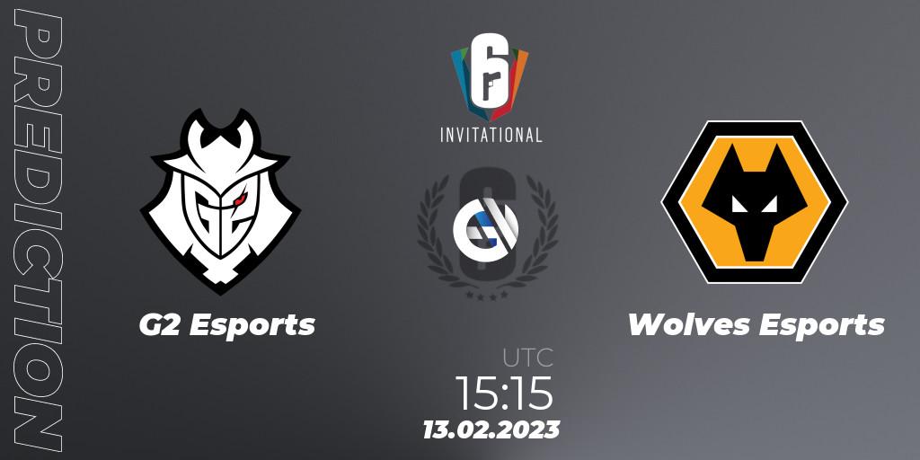 G2 Esports - Wolves Esports: Maç tahminleri. 13.02.2023 at 15:15, Rainbow Six, Six Invitational 2023