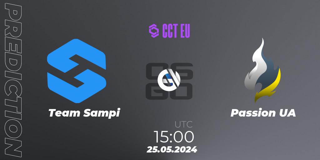 Team Sampi - Passion UA: Maç tahminleri. 25.05.2024 at 15:00, Counter-Strike (CS2), CCT Season 2 Europe Series 4